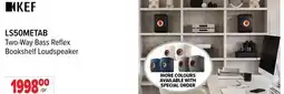 2001 Audio Video LS50METAB Two-Way Bass Reflex Bookshelf Loudspeaker offer
