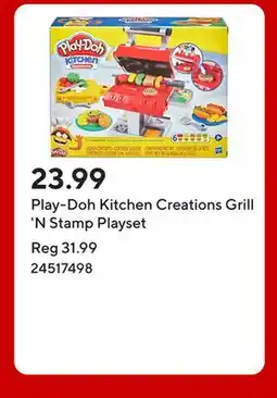 Staples Play-Doh Kitchen Creations Grill 'N Stamp Playset offer