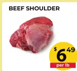 Food World Supermarket BEEF SHOULDER offer