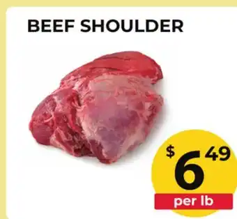Food World Supermarket BEEF SHOULDER offer