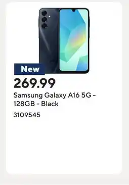 Staples Samsung Galaxy A16 5G - 128GB - Black offer