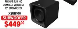 2001 Audio Video FLEXUS SUB 100 COMPACT WIRELESS 10 SUBWOOFER offer