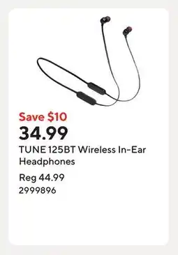 Staples TUNE 125BT Wireless In-Ear Headphones offer