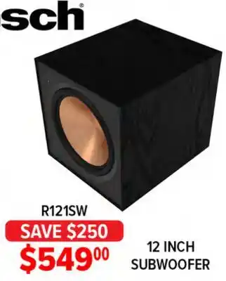 2001 Audio Video Klipsch 12 INCH SUBWOOFER offer