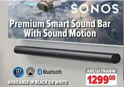2001 Audio Video SONOS Premium Smart Sound Bar With Sound Motion offer