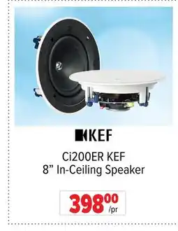 2001 Audio Video Ci200ER KEF 8 In-Ceiling Speaker offer
