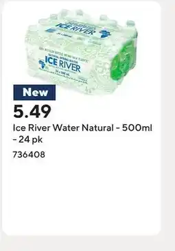 Staples Ice River Water Natural - 500ml - 24 pk offer