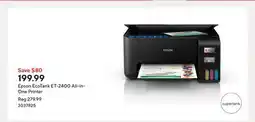 Staples Epson EcoTank ET-2400 All-in-One Printer offer