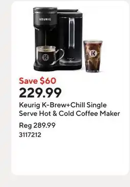 Staples Keurig K-Brew+Chill Single Serve Hot & Cold Coffee Maker offer