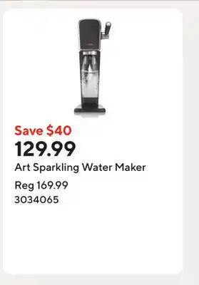 Staples Art Sparkling Water Maker offer