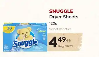 Marche Leo's SNUGGLE Dryer Sheets offer