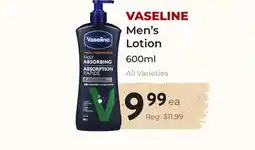Marche Leo's VASELINE Men's Lotion offer