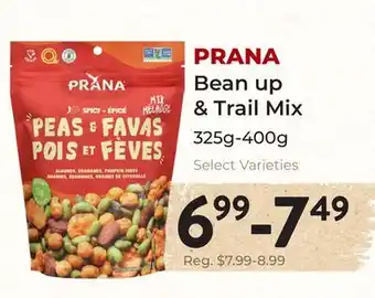 Marche Leo's PRANA Bean up & Trail Mix offer