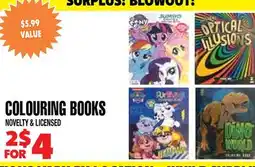Len's Mill Stores COLOURING BOOKS offer