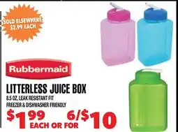 Len's Mill Stores LITTERLESS JUICE BOX offer