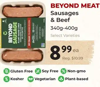 Marche Leo's BEYOND MEAT Sausages & Beef offer