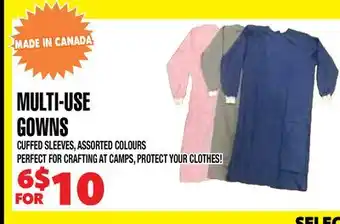 Len's Mill Stores MULTI-USE GOWNS offer