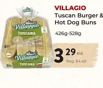 Marche Leo's VILLAGIO Tuscan Burger & Hot Dog Buns offer