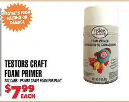 Len's Mill Stores TESTORS CRAFT FOAM PRIMER offer
