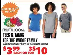 Len's Mill Stores TEES & TANKS FOR THE WHOLE FAMILY offer