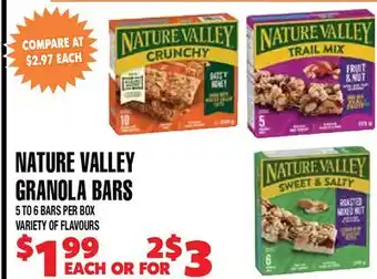 Len's Mill Stores NATURE VALLEY GRANOLA BARS offer
