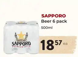 Marche Leo's SAPPORO Beer offer