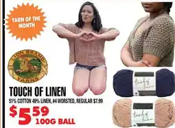 Len's Mill Stores TOUCH OF LINEN offer
