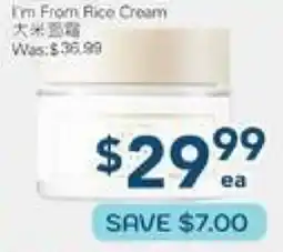 Oceans Fresh Food Market I'm From Rice Cream offer