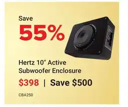 Visions Electronics Hertz 10 Active Subwoofer Enclosure offer