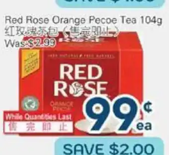 Oceans Fresh Food Market Red Rose Orange Pecoe Tea offer
