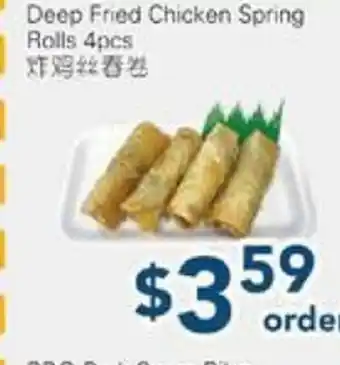 Oceans Fresh Food Market Deep Fried Chicken Spring Rolls offer