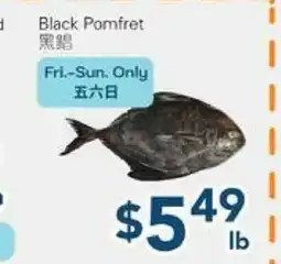 Oceans Fresh Food Market Black Pomfret offer