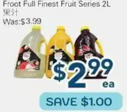 Oceans Fresh Food Market Froot Full Finest Fruit Series offer