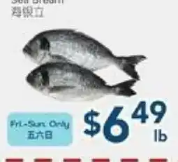 Oceans Fresh Food Market Sea Bream offer