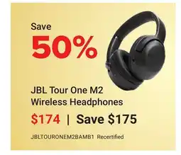Visions Electronics JBL Tour One M2 Wireless Headphones offer