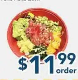 Oceans Fresh Food Market Tuna Poke Bowl offer
