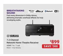 Visions Electronics 7.2-Channel Network Home Theatre Receiver HDMI 7 in/1 out offer