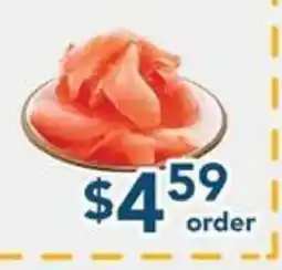 Oceans Fresh Food Market Sushi Ginger offer