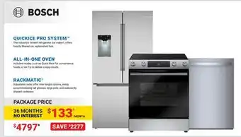 Visions Electronics BOSCH Appliance Package offer