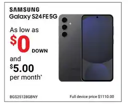 Visions Electronics Samsung Galaxy S 24 FE 5G offer