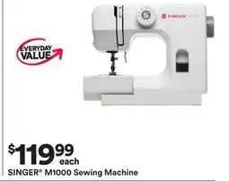 Michaels SINGER M1000 Sewing Machine offer