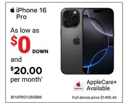 Visions Electronics Apple iPhone 16 pro offer
