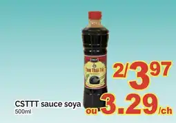 T&T Supermarket CSTTT SAUCE SOYA, 500ML offer
