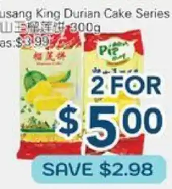Oceans Fresh Food Market Musang King Durian Cake Series offer