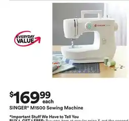 Michaels SINGER M1500 Sewing Machine offer