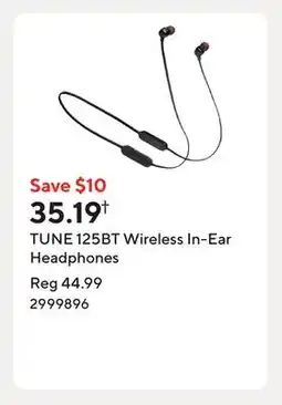 Staples TUNE 125BT Wireless In-Ear Headphones offer