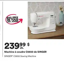 Michaels Machine à coudre C5650 de SINGER offer
