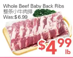 Ample Food Market Whole Beef Baby Back Ribs offer