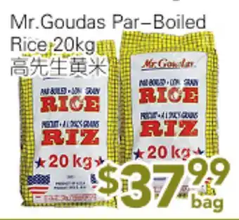Ample Food Market Mr. Goudas Par-Boiled Rice offer