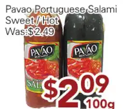 Ample Food Market Pavao Portuguese Salami Sweet/Hot offer